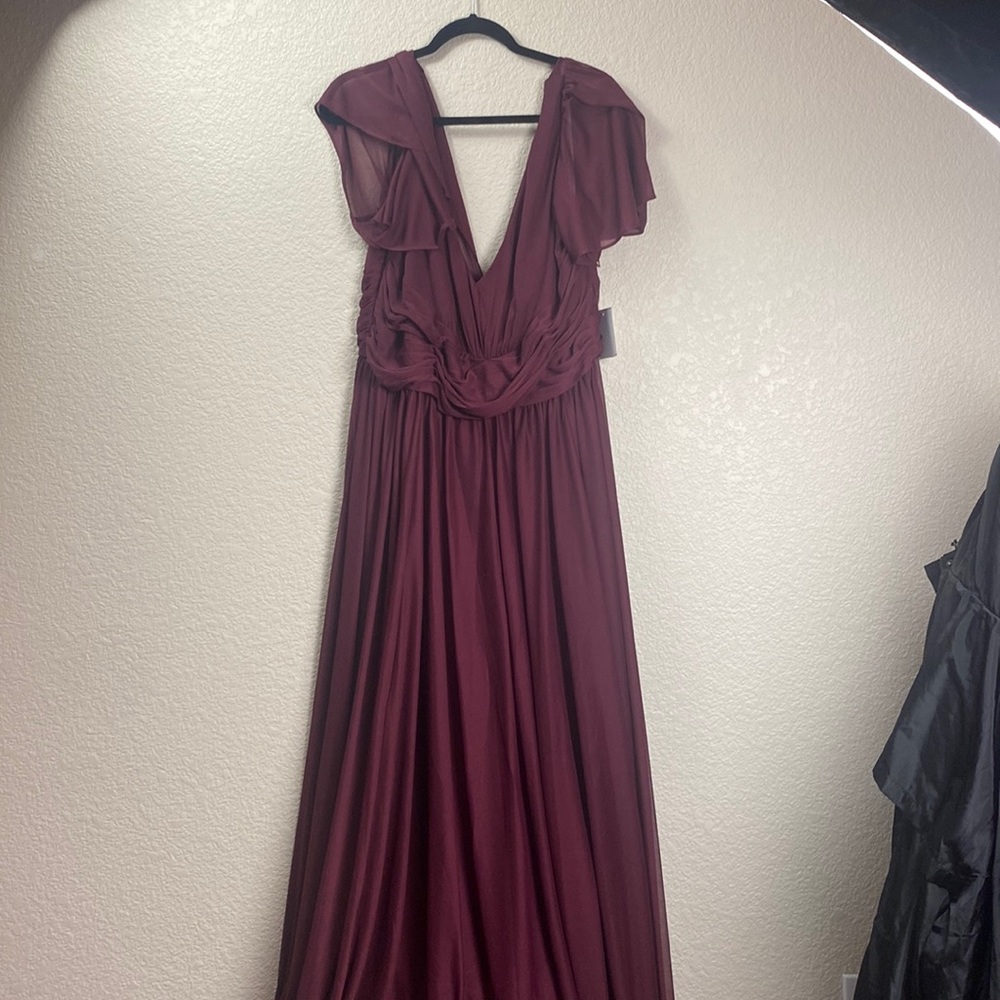 Burgundy Celebrate dress
